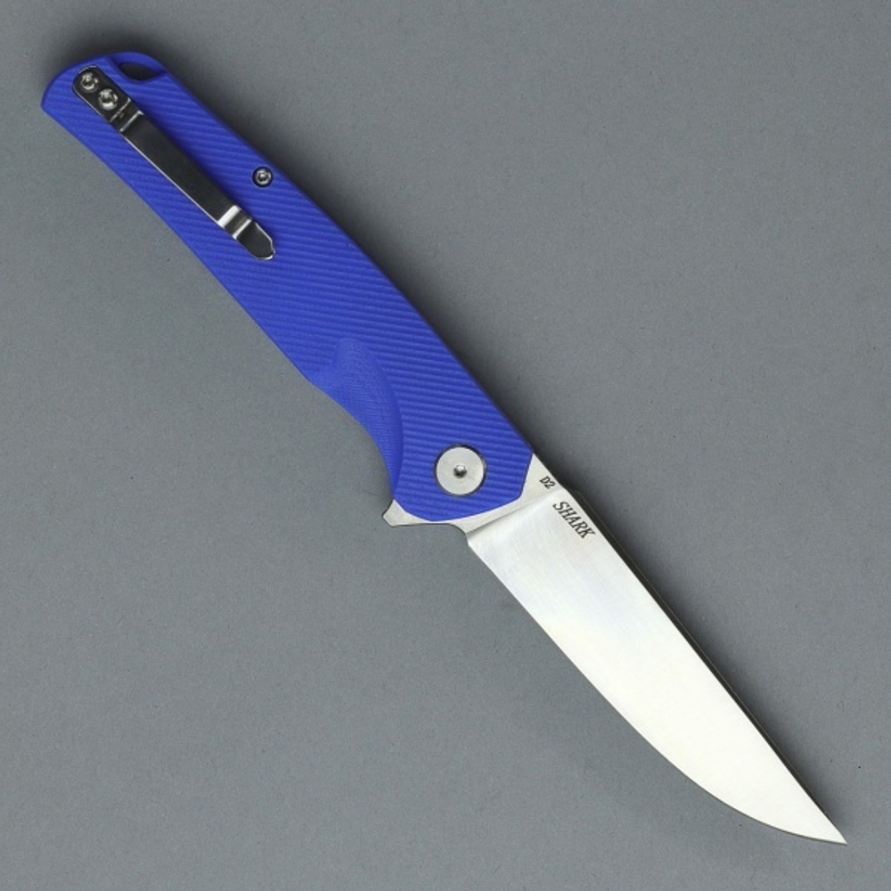 TDK "Shark" D2 Blue EDC knife
