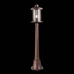 SL080.415.01 Светильник уличный наземный ST-Luce Темный кофе/Прозрачный, Темный кофе E27 1*60W LASTERO