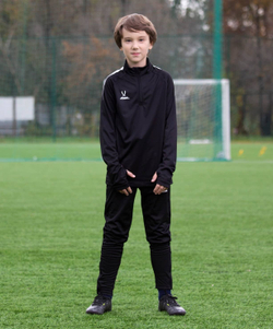 Джемпер тренировочный CAMP Training Top 1/4 Zip, черный, детский