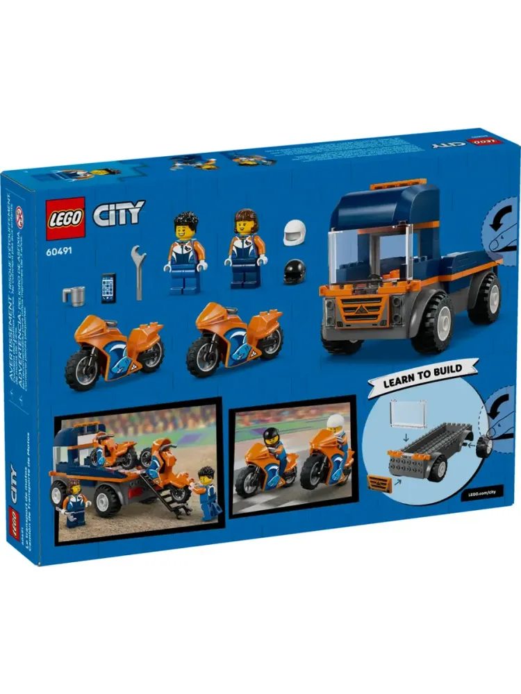 Конструктор City 60491 Транспортер для мотоциклов