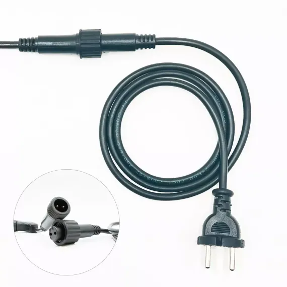 Белт-Лайт UNIBELT 5 м., провод черный Каучук, шаг 50 см., 10 подвесных патронов, IP65, LTC (UBL5m/10L-1)