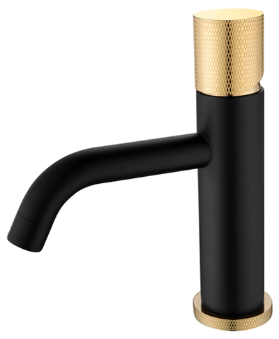 Смеситель STICK для умыв. низ. BLACK TOUCH GOLD_Комплект