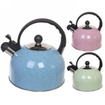 Чайник из нержавеющей стали 2,5 л «Крошка» со свистком, микс цветов