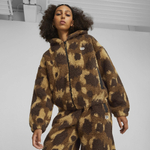 Женская толстовка PUMA Downtown AOP Sherpa Jacket