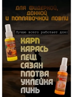 Дип спрей Ароматизатор для рыбалки: Мёд, Топлёное молоко