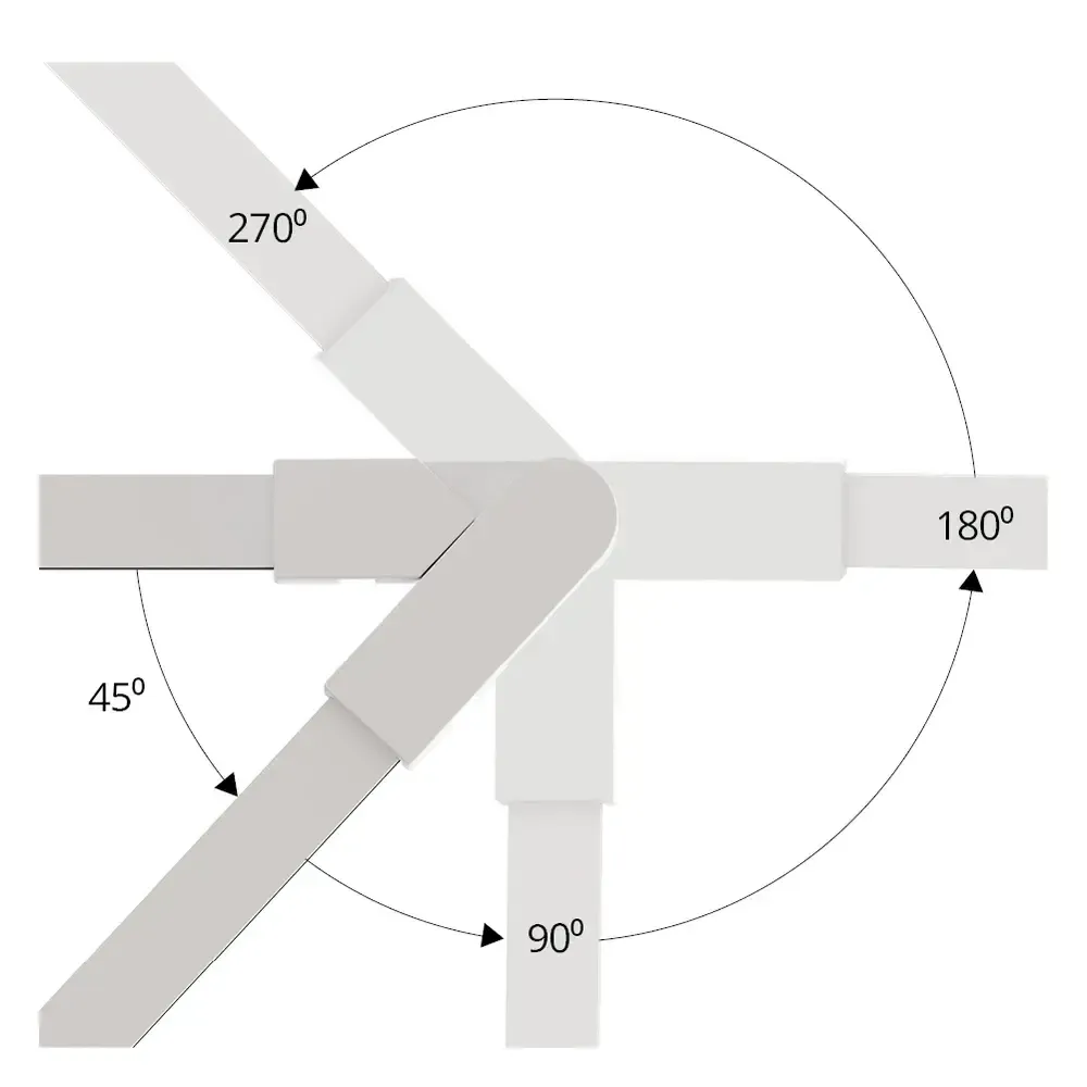 Коннектор поворотный для накладного шинопровода Arte Lamp
