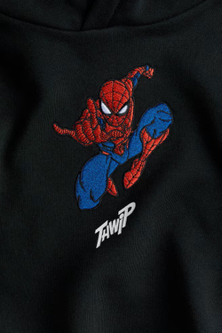 H&M Толстовка с принтом, черный