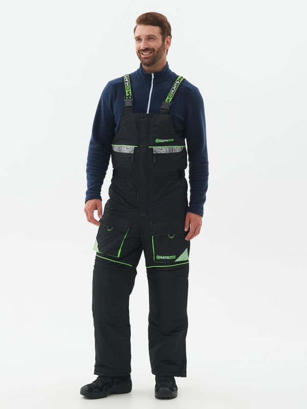 Костюм зимний Elbrus ткань Hit Membrane цвет Черный/Лайм