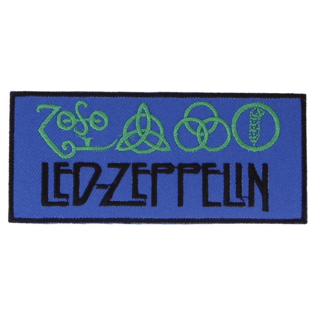 Нашивка Led Zeppelin (синяя)