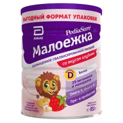 Питание детское сбалансированное PediaSure Малоежка клубника 850г с 12месяцев