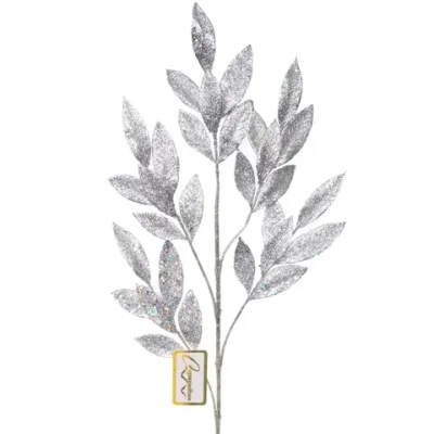 Ветка декоративная «Симфония красок», Серебро