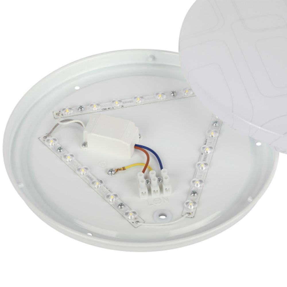 Светильник потолочный светодиодный ЭРА Классик без ДУ SPB-6 Slim 2 24-4K 24Вт 4000K