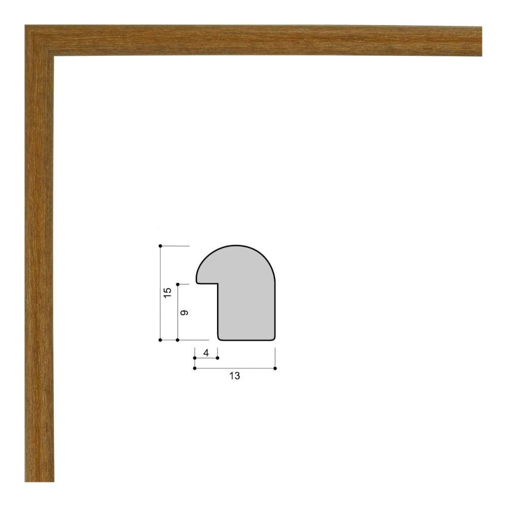 Фоторамка 15х21 см коричневая, арт. 1521.636565