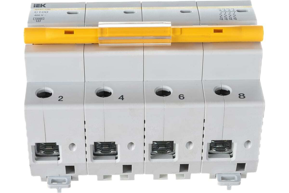 Автоматический выключатель ВА47-100 4Р 100А 10кА С IEK