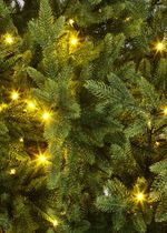 Елка с гирляндой встроенной «Сириус» (Литая хвоя) 250 см / 2,5 м