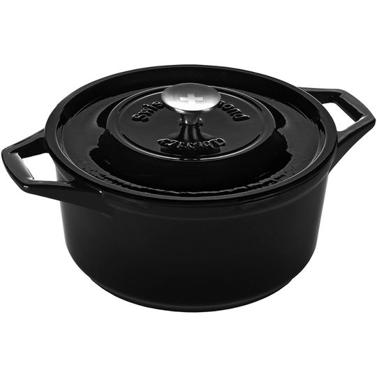 Чугунная кастрюля Swiss Diamond PC 1225CBK