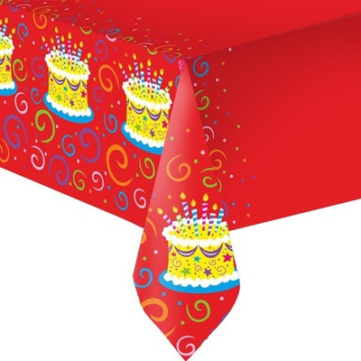 Скатерть Торт яркий 140х180см