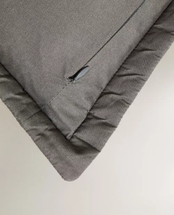 ZARA HOME НАВОЛОЧКА ДЛЯ ДЕКОРАТИВНОЙ ПОДУШКИ ИЗ ХЛОПКА, СЕРЫЙ/БЕЖЕВЫЙ