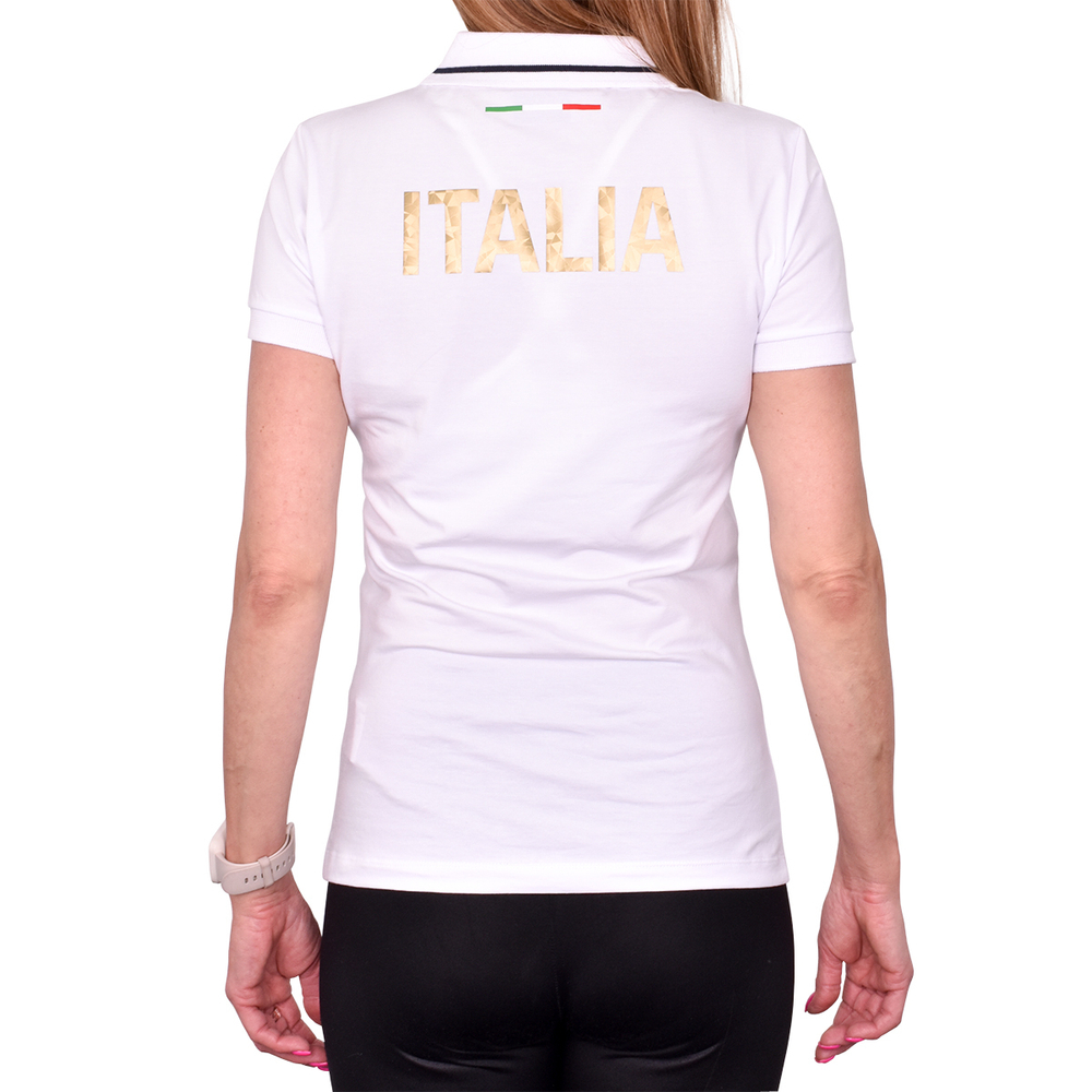 Женское поло EA7 Woman Jersey Polo Shirt - white
