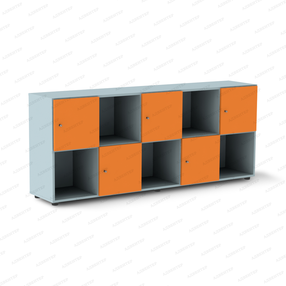 серый/оранжевый односторонний