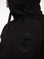 Худи Варгградъ мужской чёрный "Скаут" с начёсом