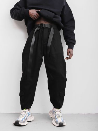 Черные широкие джоггеры ZIZI