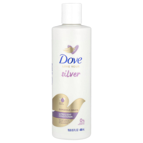 Dove, Ультралегкий кондиционер, Gorgeous Grays, 400 мл (13,5 жидк. унц.)