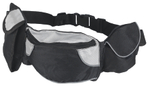 Сумка на пояс Trixie Baggy Belt, черный / серый