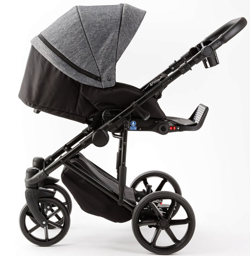 Детская коляска Adamex Locco Light 2 в 1 LL-TK06 TIP (ТЕМНО-СЕРЫЙ)