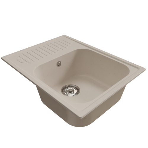 Мойка ML-GM18 КОМФОРТ с крылом, белая (331), 640*490*190мм