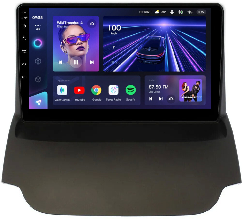 Магнитола для Ford EcoSport 2014-2017 - Teyes CC3 Android 10, ТОП процессор, 4/32 Гб, CarPlay, SIM-слот