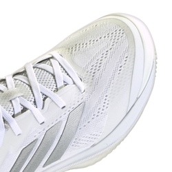 Женские теннисные кроссовки Adidas Avacourt 3 Clay - cloud white/silver metallic/dash grey