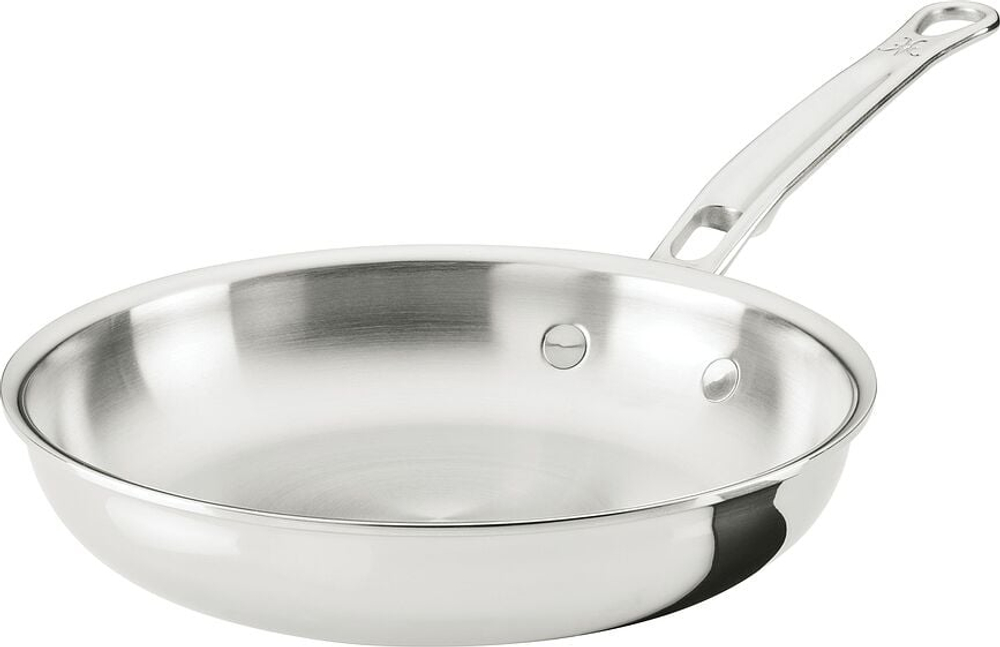 Сковорода Hestan Probond Luxe, 22 см, нержавеющая сталь, антипригарное покрытие, серебристая