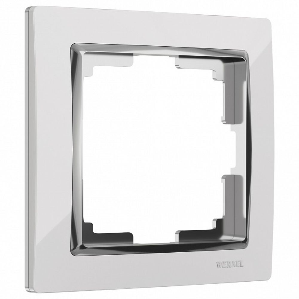 Рамка на 1 пост Werkel Snabb (белый/хром) W0011901