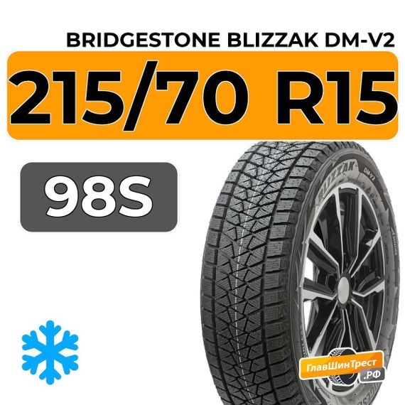 Bridgestone Blizzak DM-V2 215/70 R15 98S