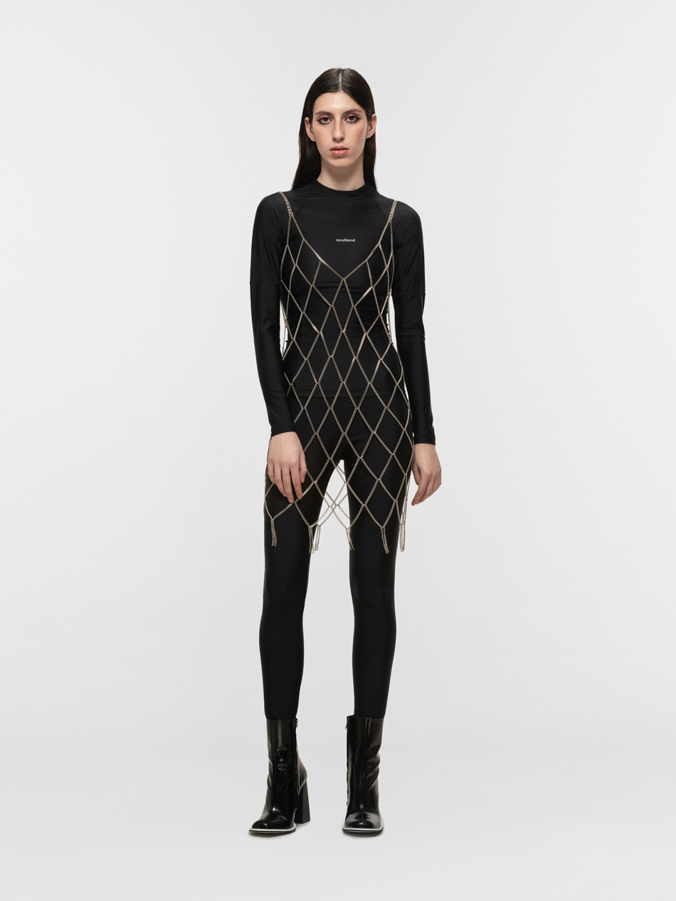 ПЛАТЬЕ КОМБИНАЦИЯ "FISHNET"