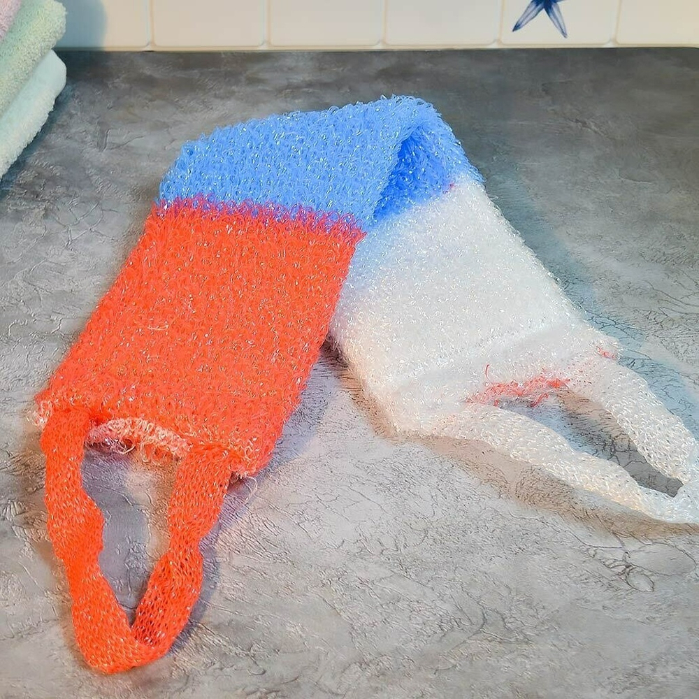 Мочалка "Флаг" 12*40см