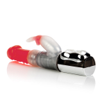 Вибратор Impulse Jack Rabbit с клиторальным зайчиком - 16 см. (Цвет: розовый с белым)