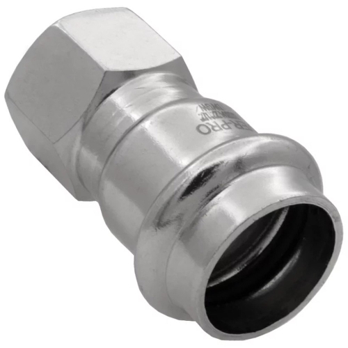 Соединитель VIEIR прямой нерж. сталь с вн.р. 18×1/2" VER-PRO (70/5)