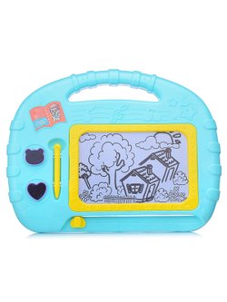 Доска для рисования Первый рисунок (6991) голубая