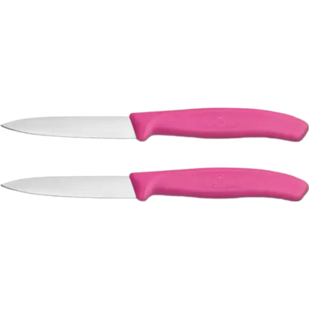 Набор Victorinox кухонный, 2 предмета, лезвие прямое, розовый