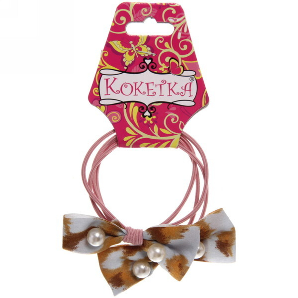 Резинки для волос 2шт «New series - Акварель», микс 5 цветов, d-6см