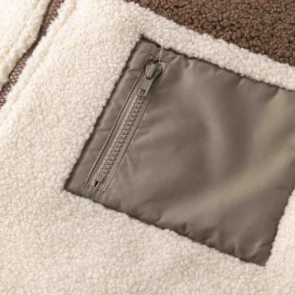 Куртка Furry HTF коричневая/песочная - фото 6