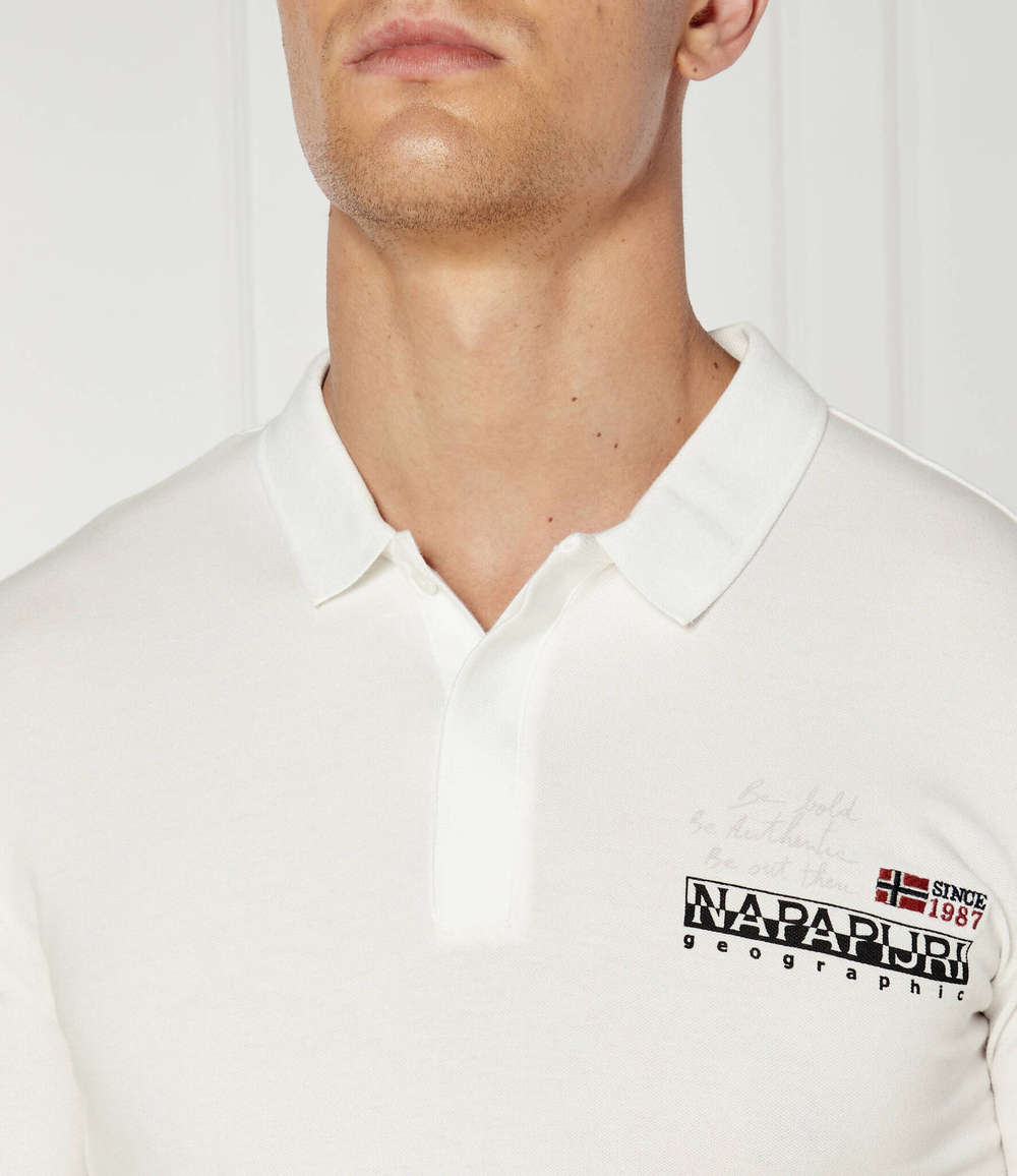Поло Napapijri - белый(NP0A4HPX)
