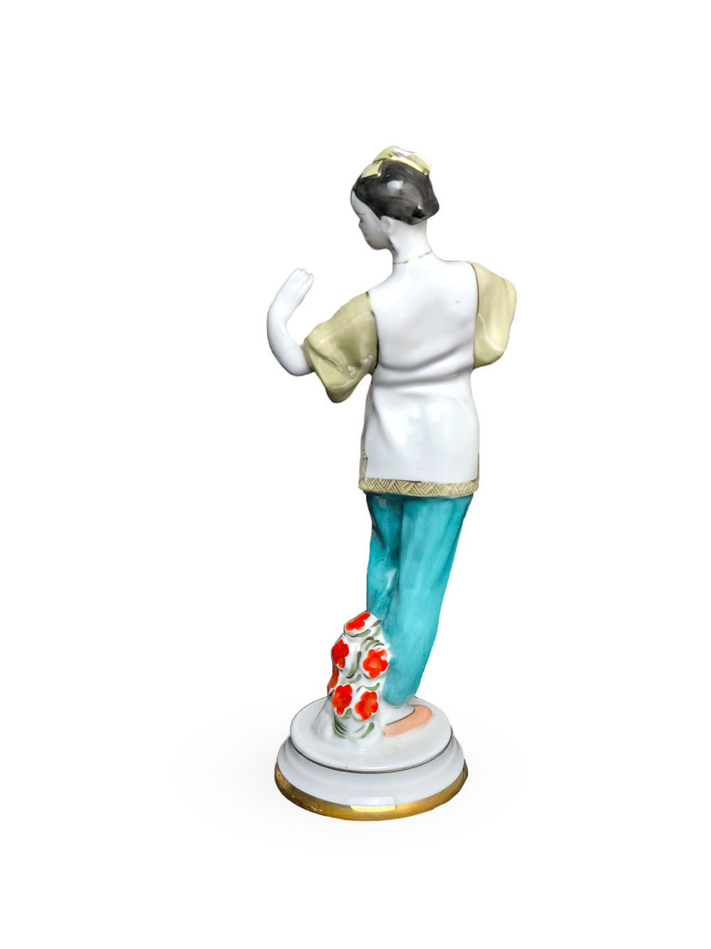 Фарфоровая статуэтка "Танцующая китаянка" (ДФЗ)