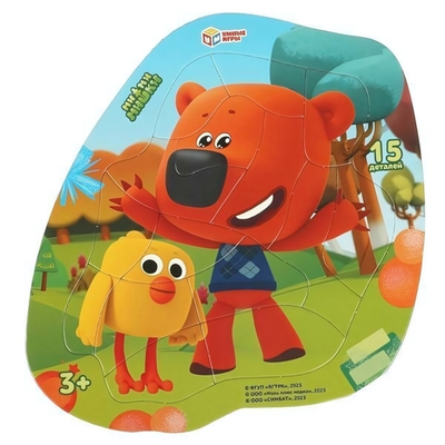 Пазл фигурный в рамке 15эл. "Мимимишки" 4660254430648 (Умные игры)