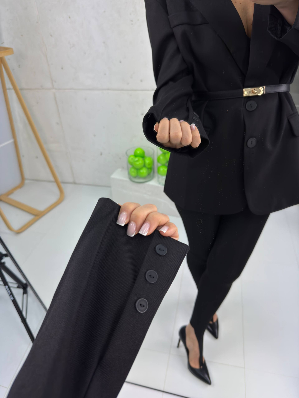 Блейзер женский арт. 1106 цвет "чёрный"