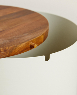 Zara Home ведро для мусора, дерево, чёрный