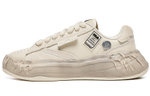 MIHARA YASUHIRO/MIHARA Yasuhiro x FILA FM 20 leather fashion thick-soled casual low-top sneakers women's beige