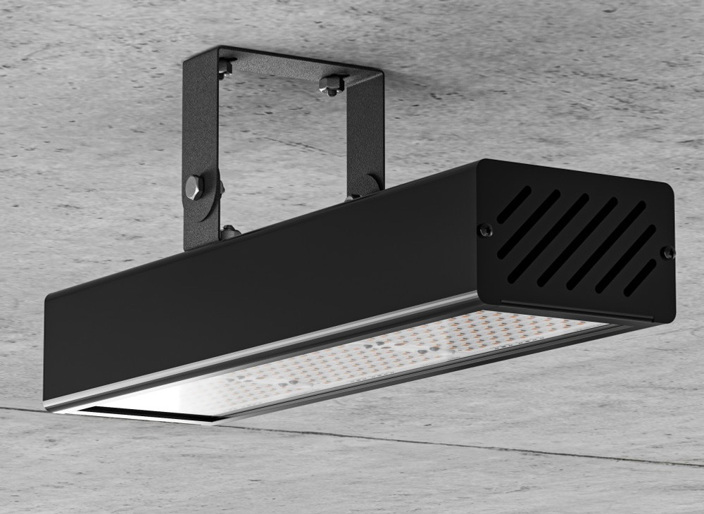 Светильник LED 60Вт 5000К 10200Лм IP67 355х94х100мм Awax II U1 GL DARKLUM